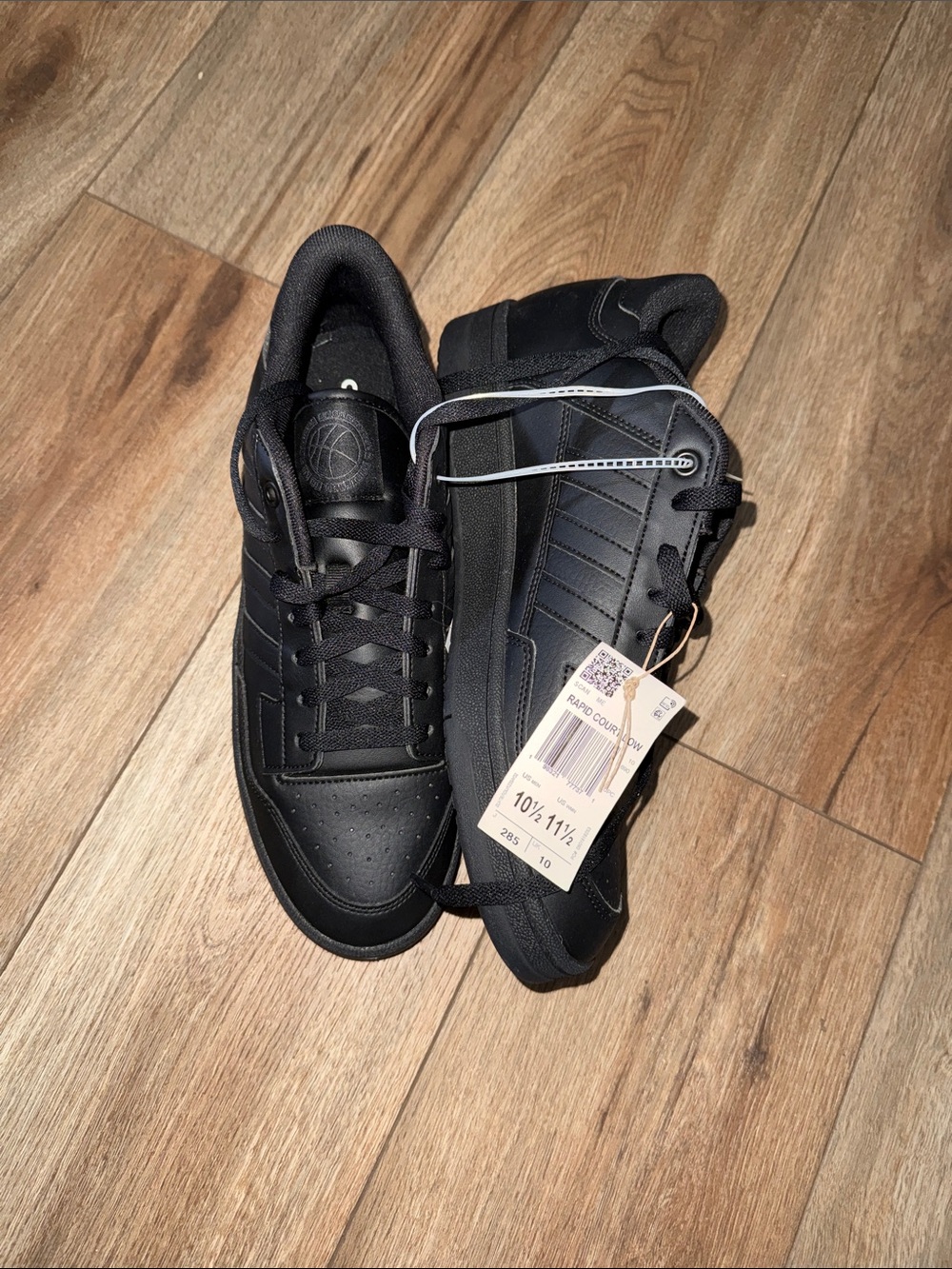 Men's Black Rapid Court Low Adidas